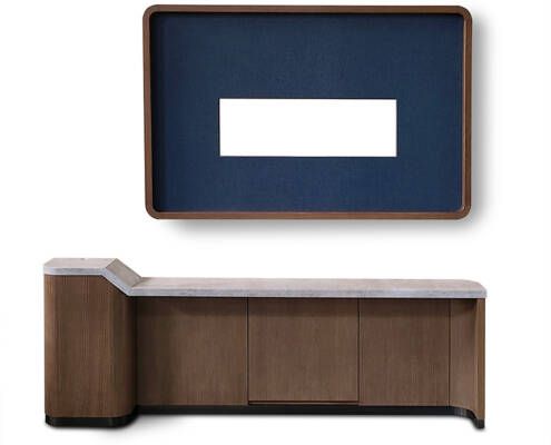 Suite Bedroom TV Console and Panel