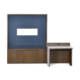 TV Panel with Desk